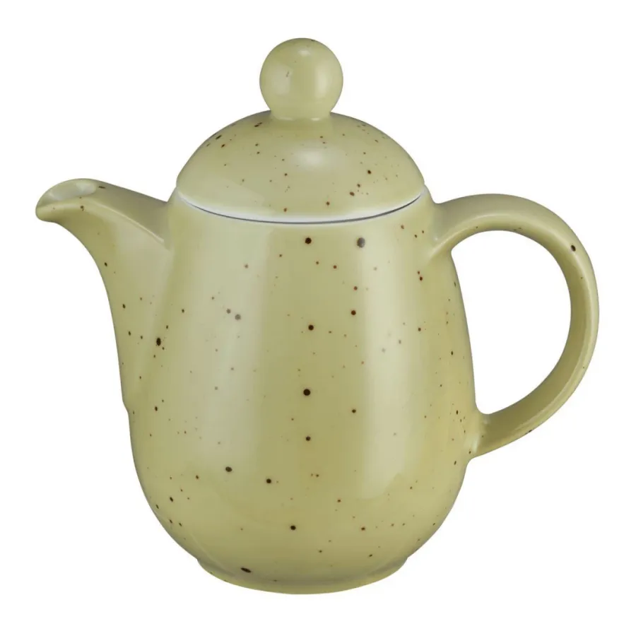 obrazek 1 Oryginalny porcelanowy dzbanek do kawy w kolorze oliwkowym - Seltmann Weiden