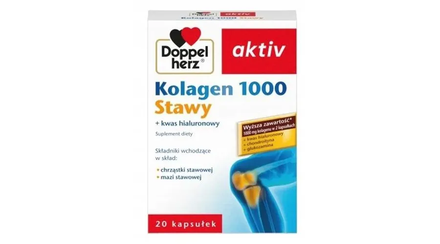 obrazek 1 Doppelherz Aktiv Kolagen 1000 Stawy, Kapsułki DOPPELHERZ