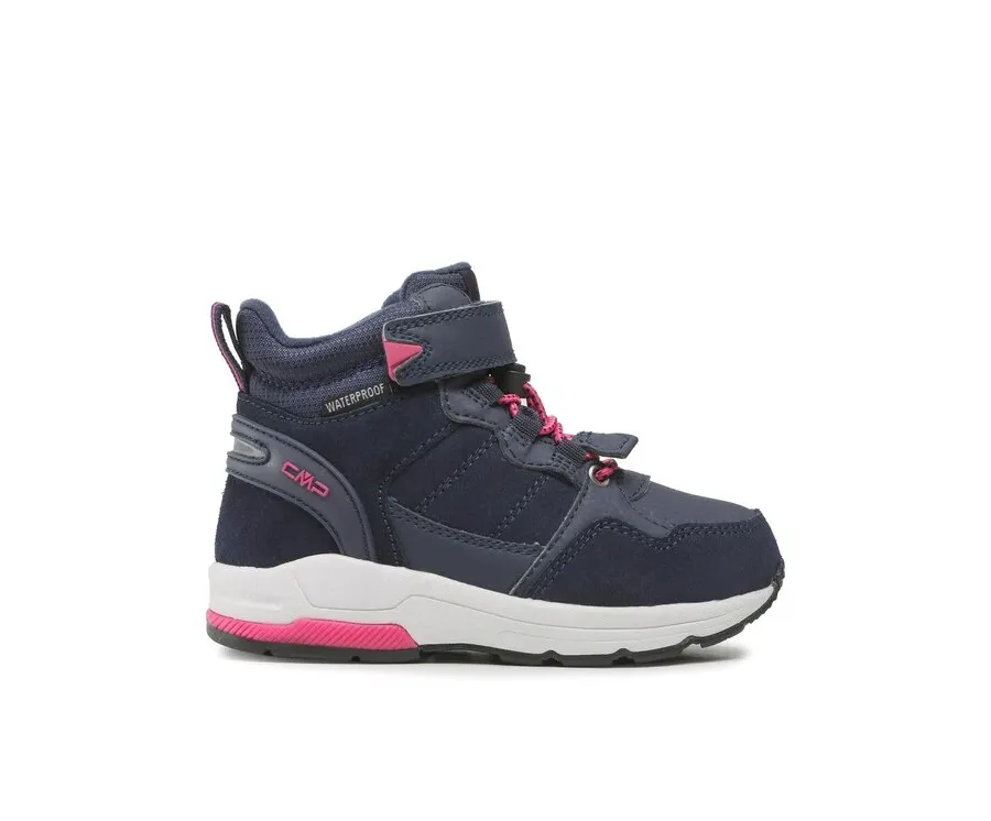 obrazek 1 CMP Sneakersy Kids Hadil Leather Wp Urban Shoes 3Q84524 Granatowy