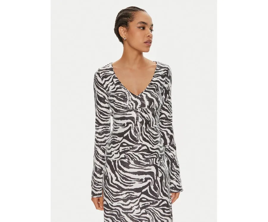 obrazek 1 ROTATE Bluzka Georgia 112579400 Czarny Slim Fit