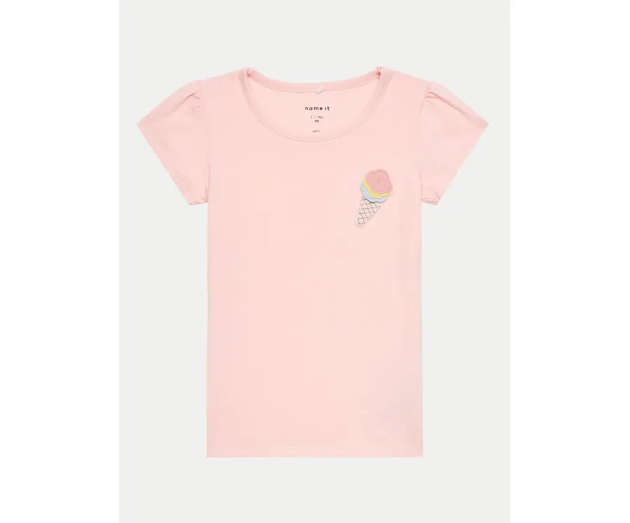 obrazek 1 NAME IT T-Shirt Fedora 13228633 Różowy Regular Fit