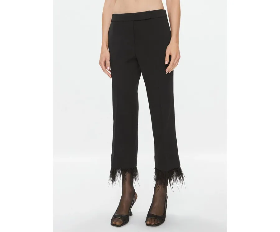 obrazek 1 MICHAEL Michael Kors Spodnie materiałowe MH330K43GZ Czarny Regular Fit