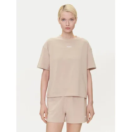 Zdjęcie HUGO T-Shirt 50490593 Beżowy Relaxed Fit