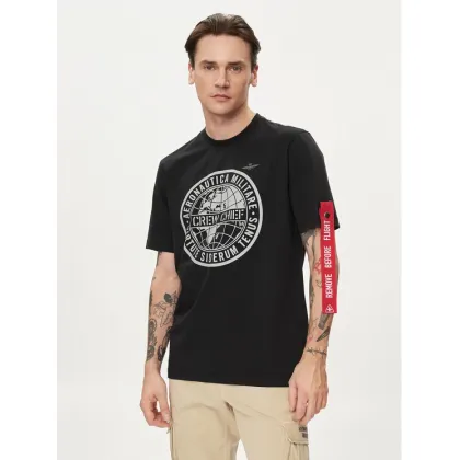 Zdjęcie Aeronautica Militare T-Shirt 241TS2208J635 Czarny Regular Fit