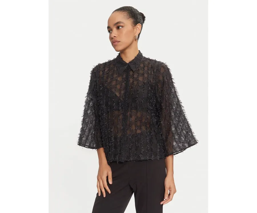obrazek 1 Karen by Simonsen Koszula Rubina 10105169 Czarny Oversize