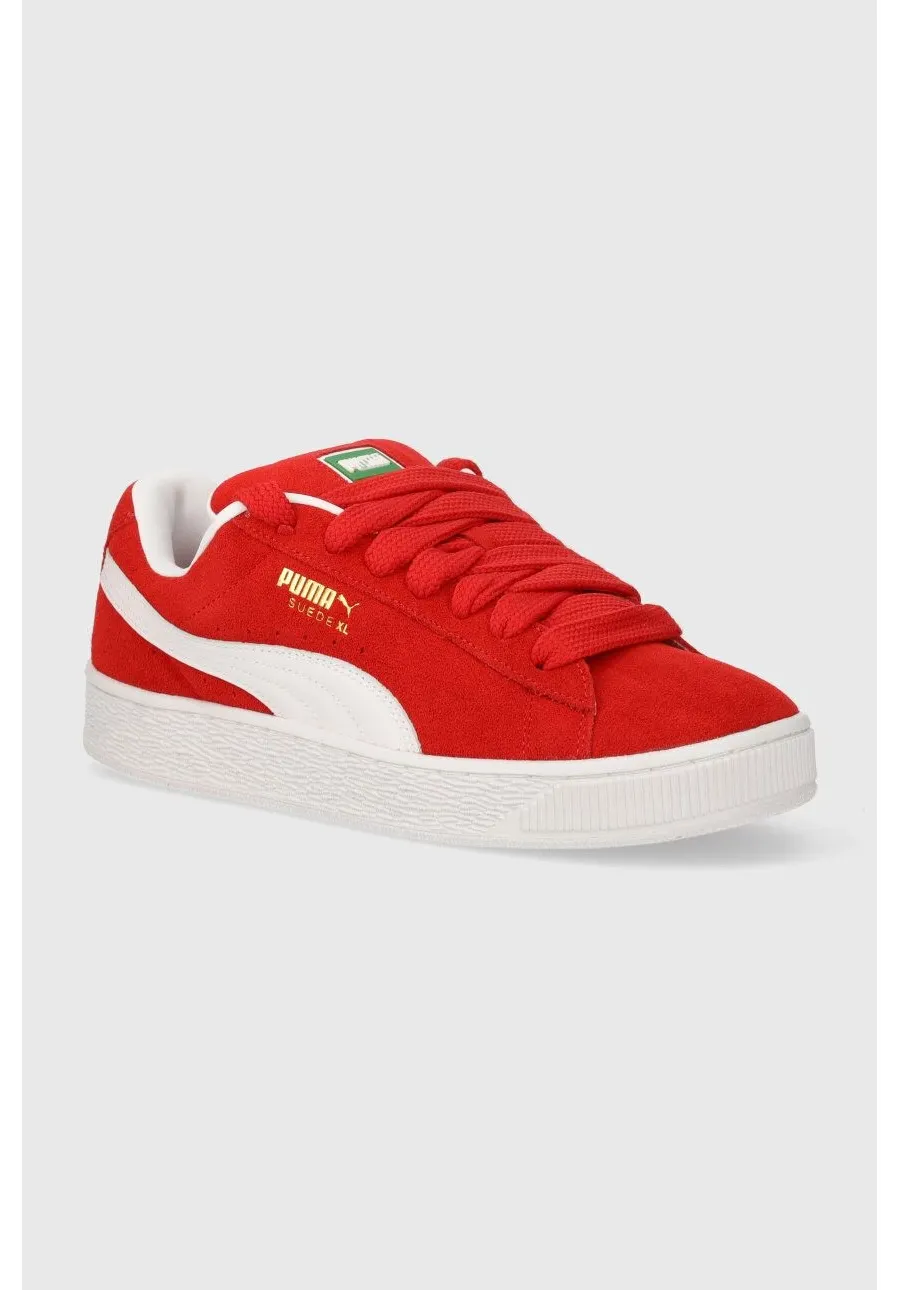 obrazek 1 Puma sneakersy skórzane  Suede XL kolor czerwony 395205