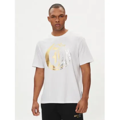 Zdjęcie Just Cavalli T-Shirt 76OAHG05 Biały Regular Fit