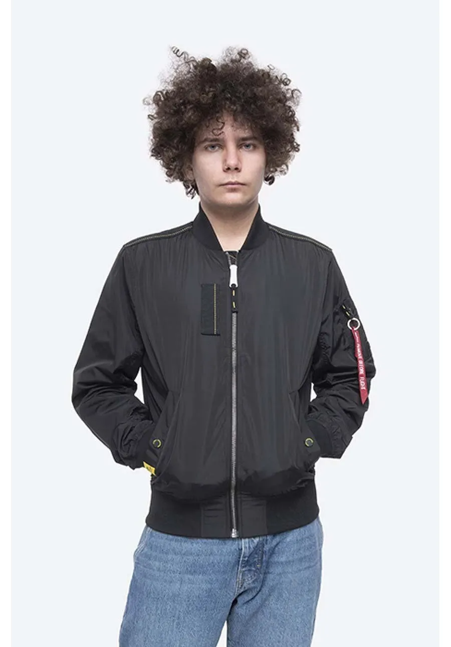 obrazek 1 Alpha Industries kurtka bomber MA-1 Parachute męski kolor czarny przejściowa 116104.03-CZARNY