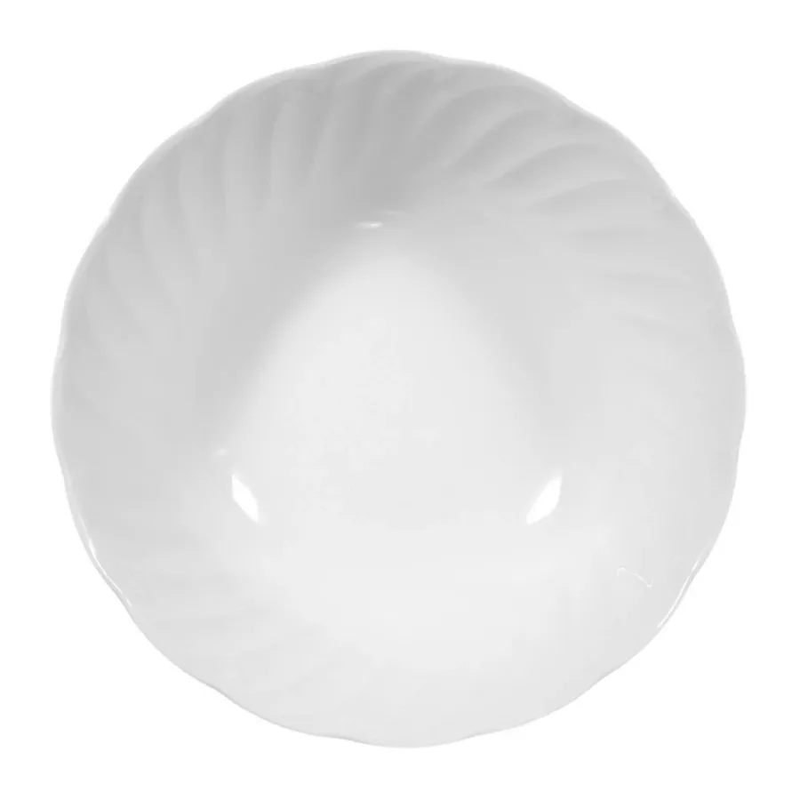 obrazek 3 Piękna biała porcelanowa duża miska 23 cm o klasycznym kształcie - Seltmann Weiden