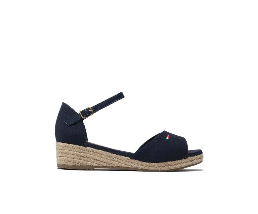 obrazek 1 Tommy Hilfiger Espadryle Rope Wedge Sandal T3A7-32185-0048 M Granatowy