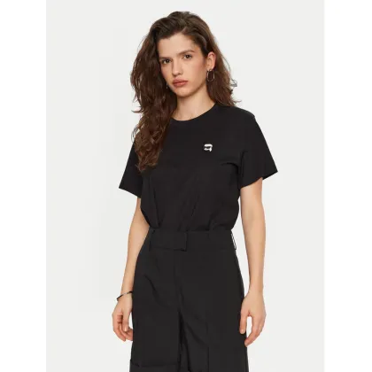Zdjęcie KARL LAGERFELD T-Shirt A1W17025 Czarny Relaxed Fit