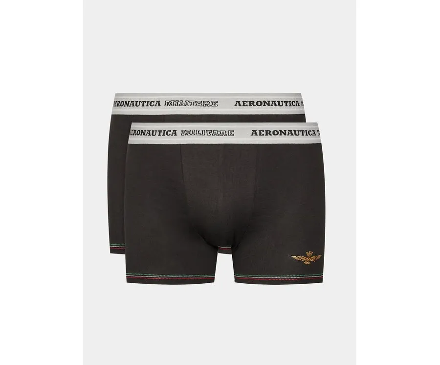 obrazek 1 Aeronautica Militare Komplet 2 par bokserek AM1UBX004 Czarny