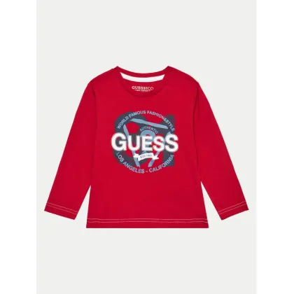 Zdjęcie Guess Bluzka N4BI03 I3Z14 Czerwony Regular Fit