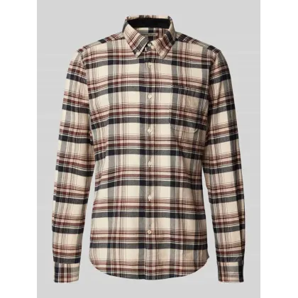 Zdjęcie Koszula casualowa o kroju tailored fit z kołnierzykiem typu button down