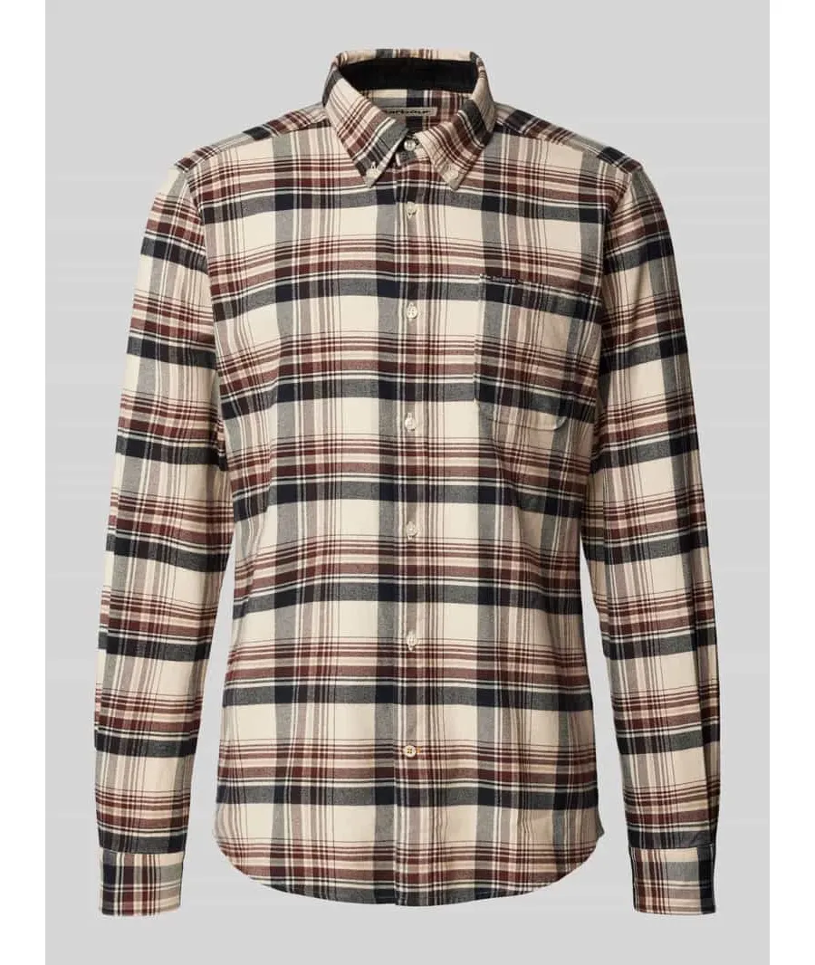 obrazek 1 Koszula casualowa o kroju tailored fit z kołnierzykiem typu button down