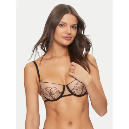 Zdjęcie Undress Code Biustonosz z fiszbiną Wildflower 657 Czarny