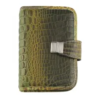 Picture Elegant green weekly organizer with a planner as an office accessory
