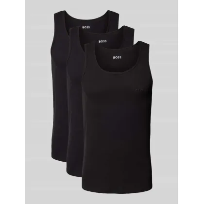 Zdjęcie Top z wyhaftowanym logo w zestawie 3 szt. model ‘ONE’