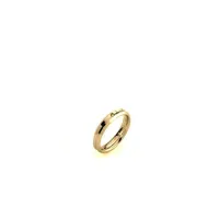 Zdjęcie Wyjątkowa obrączka z koroną Unoaerre z żółtego złota z diamentem o masie 0,01 ct. 3mm szerokości.