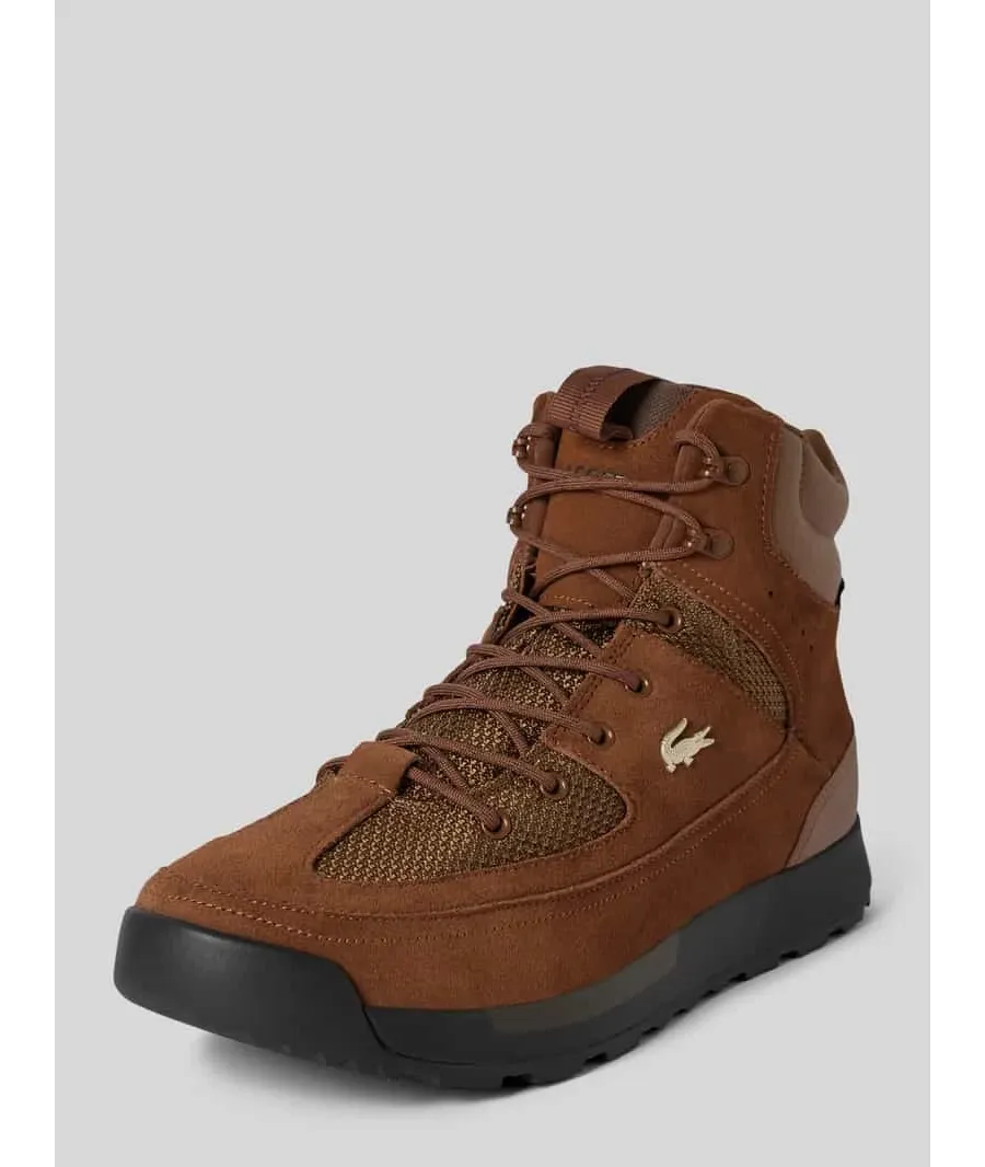 obrazek 1 Buty skórzane z aplikacjami z logo model ‘URBAN BREAKER’