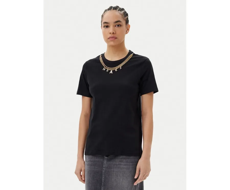 obrazek 1 Silvian Heach T-Shirt GPP25098TS Czarny Regular Fit