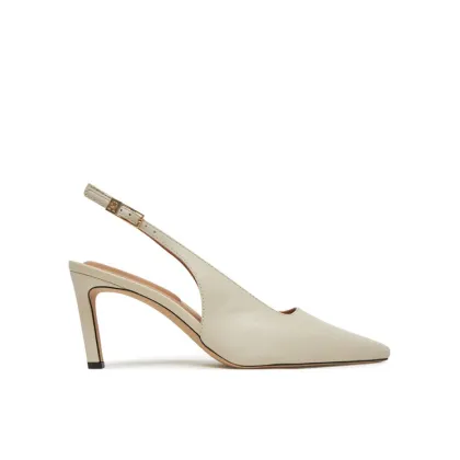 Zdjęcie Tommy Hilfiger Sandały Squared Toe FW0FW08636 Beżowy