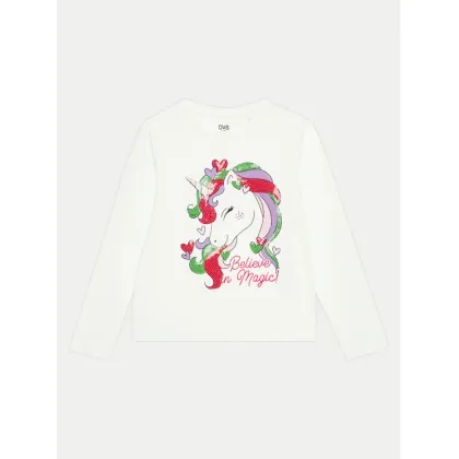 Zdjęcie OVS Bluzka 2122169 Écru Regular Fit