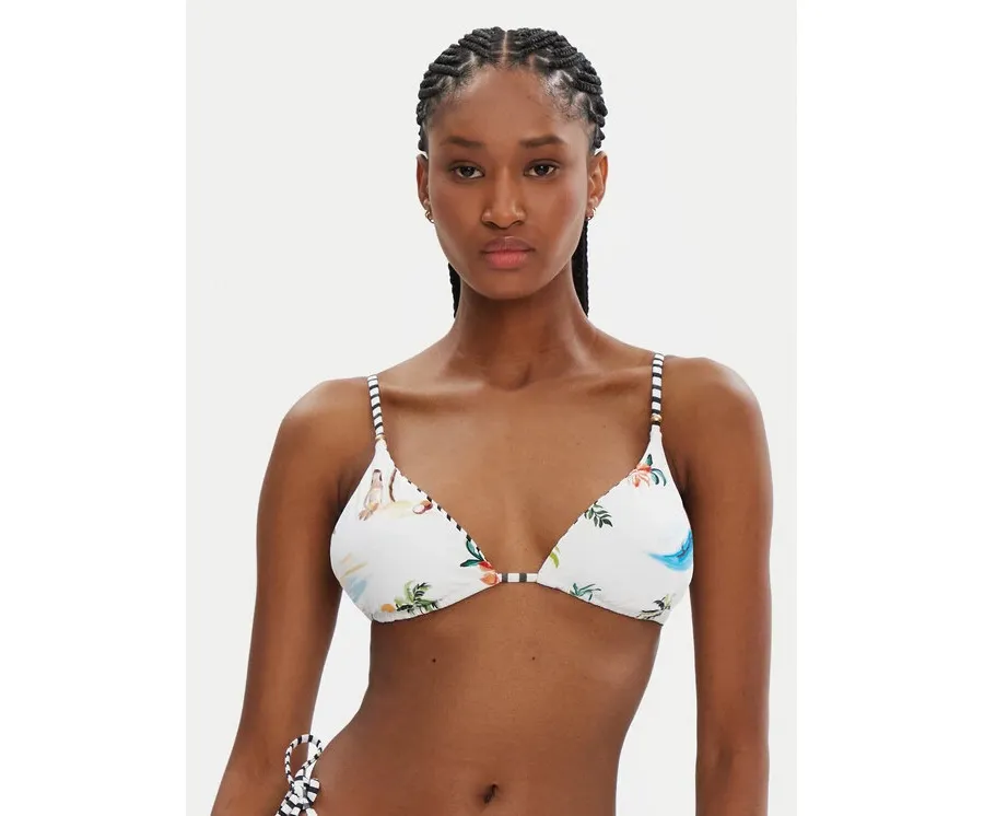 obrazek 1 Seafolly Góra od bikini Isla Palm 30726-216 Biały