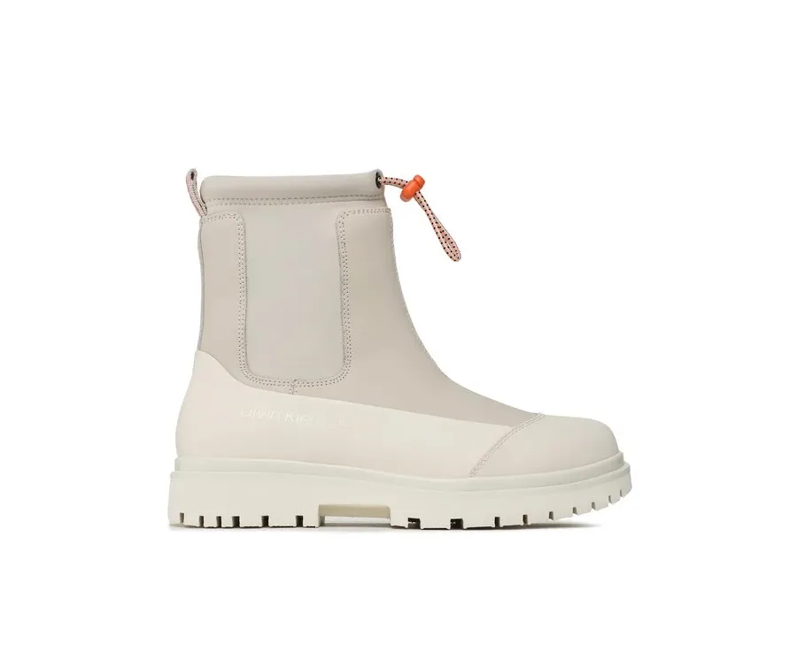 obrazek 1 Calvin Klein Jeans Botki Chunky Combat Chelsea Boot Rub YW0YW01065 Beżowy