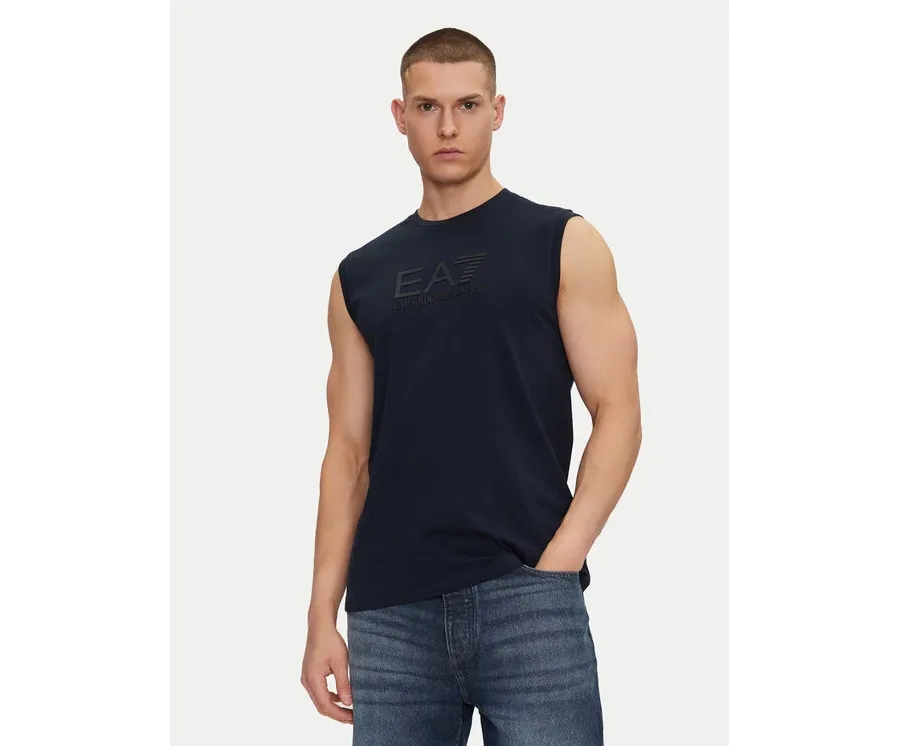 obrazek 1 EA7 Emporio Armani Tank top 7M000223 AF10375 UB102 Granatowy Regular Fit
