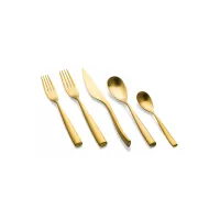 Zdjęcie Ekskluzywny włoski widelec do serwowania Arte Oro Ice