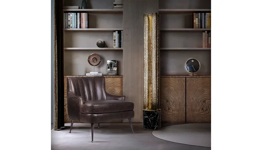 obrazek 8 Portugalski fotel w kolorze śliwki