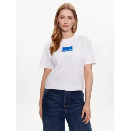 Zdjęcie Karl Lagerfeld Jeans T-Shirt 231J1706 Biały Regular Fit