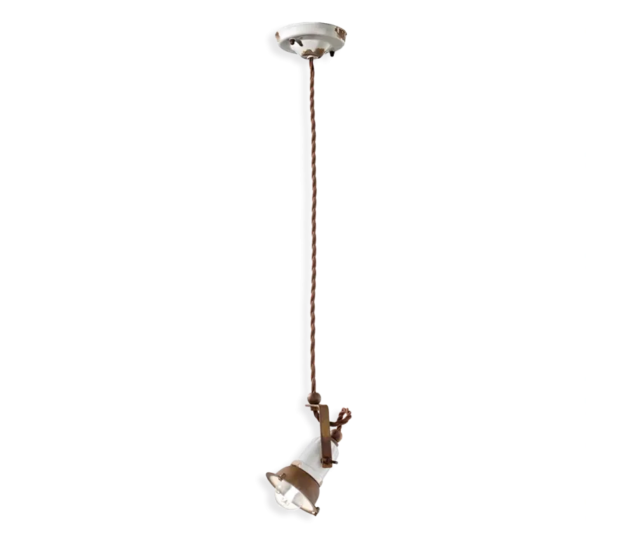 obrazek 1 Włoska mała lampa wisząca Loft w stylu retro