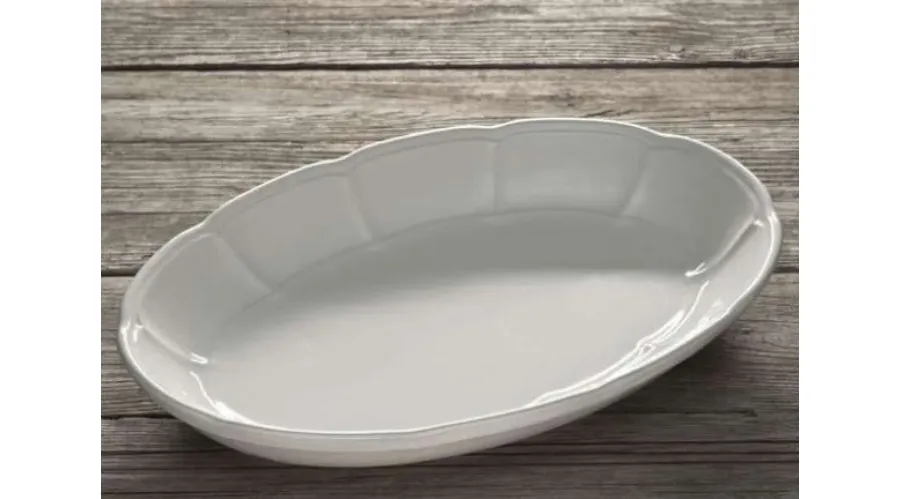 obrazek 1 Ceramiczna taca owalna ozdobiona girlandami