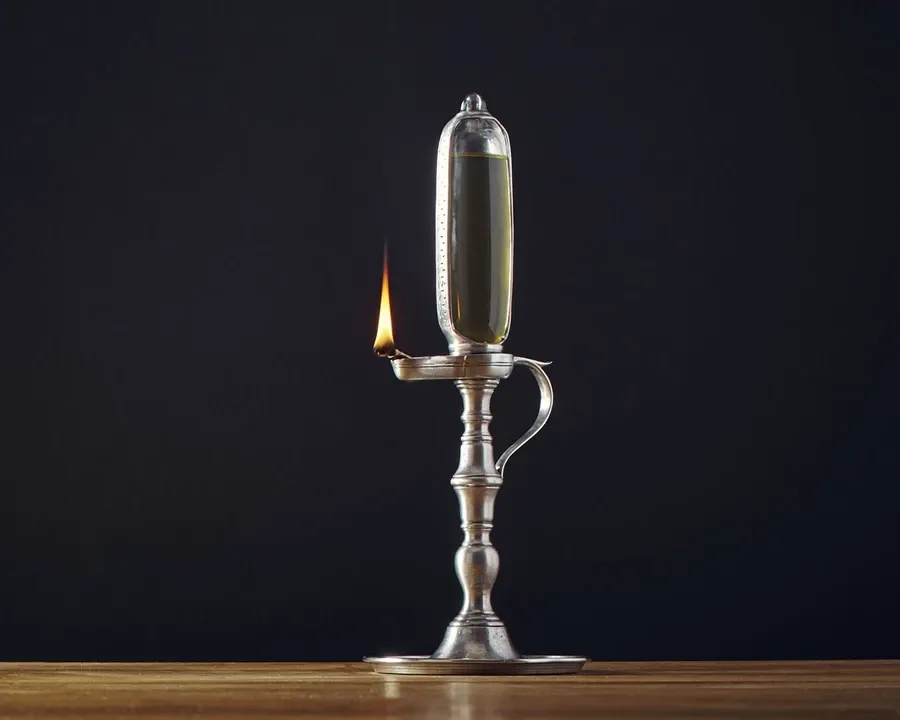 obrazek 4 Luksusowa lampka oliwna - absolutny vintage