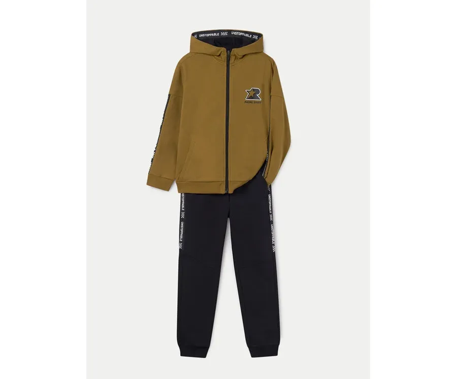 obrazek 1 Mayoral Dres 7842 Brązowy Regular Fit
