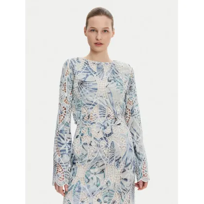 Zdjęcie Guess Bluzka W5GH0T WHAD2 Niebieski Regular Fit