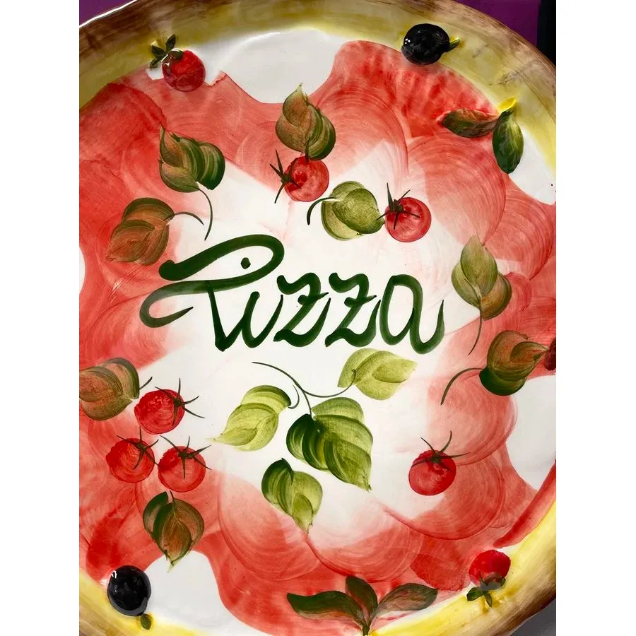 obrazek 3 Piękny ceramiczny talerz do serwowania pizzy - Le Ceramiche