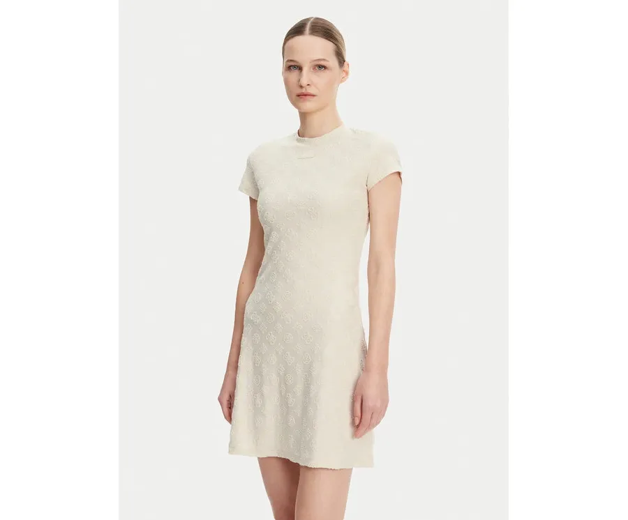 obrazek 1 Guess Sukienka codzienna V5GK07 KCT02 Beżowy Regular Fit