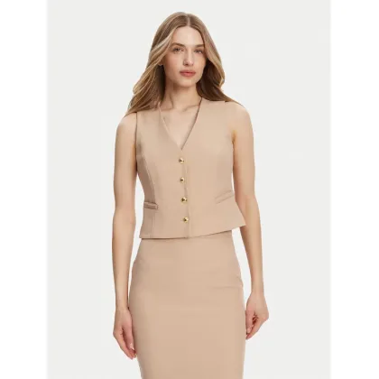 Zdjęcie Maryley Kamizelka 25EB128/43PG Beżowy Regular Fit