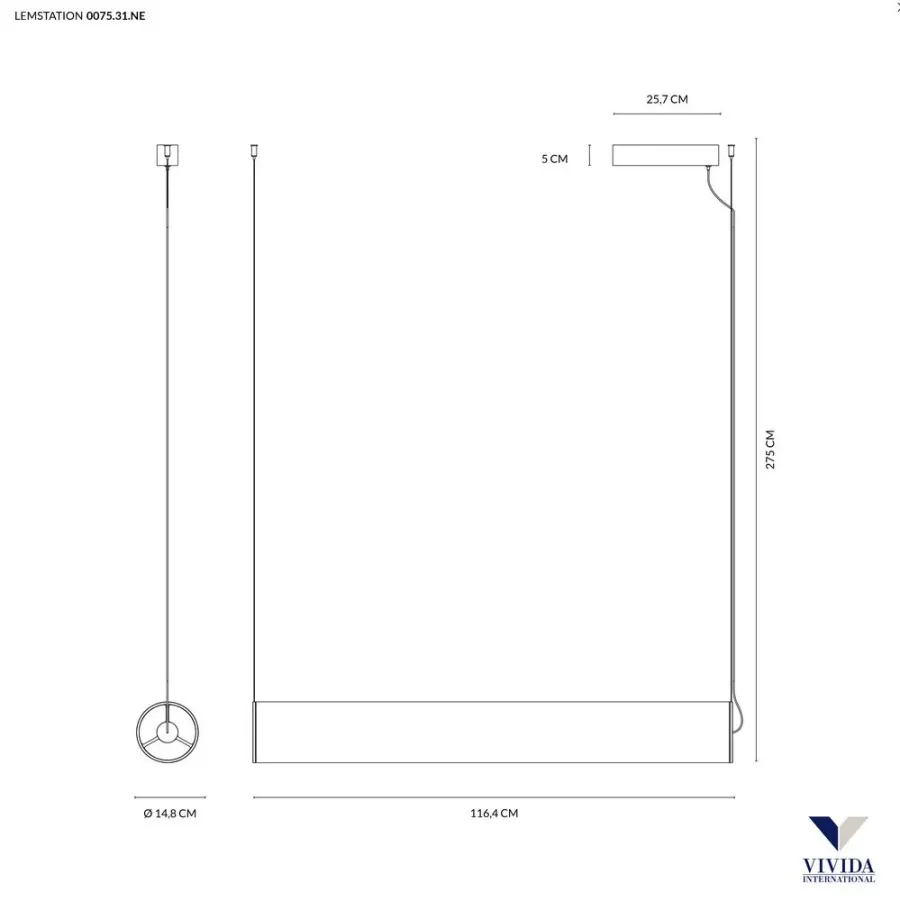 obrazek 4 Włoska lampa wisząca Lemstation