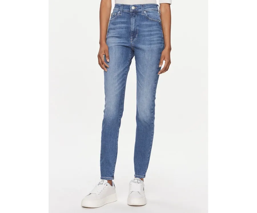 obrazek 1 Tommy Jeans Jeansy Sylvia Hgh Sskn Ah1230 DW0DW17162 Niebieski Skinny Fit