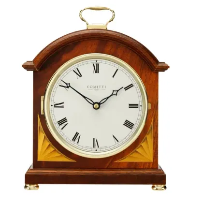 Zdjęcie Angielski zegar kominkowy Regency Break Arch z mechanizmem dzwonkowym