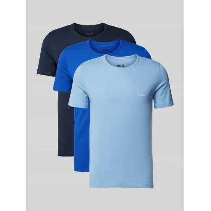 Zdjęcie T-shirt z wyhaftowanym logo w zestawie 3 szt.