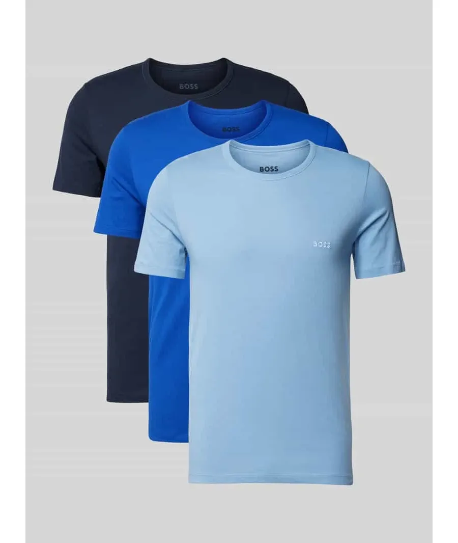 obrazek 1 T-shirt z wyhaftowanym logo w zestawie 3 szt.