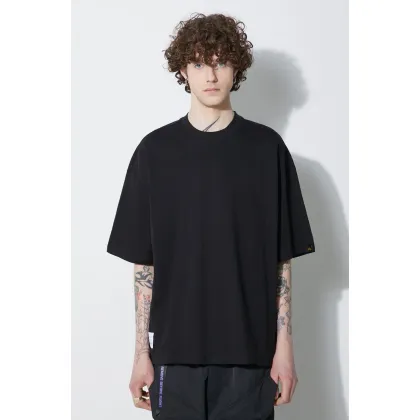 Zdjęcie Alpha Industries t-shirt bawełniany Logo BP męski kolor czarny gładki 146507