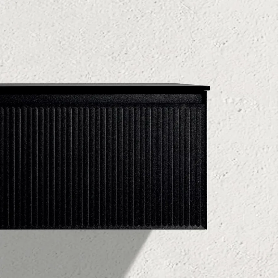 obrazek 5 Oryginalny komplet mebli Eden Ribbed Glass do łazienki