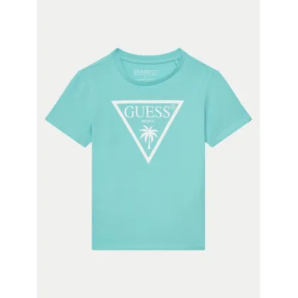 Zdjęcie Guess T-Shirt L5GI29 J1314 Turkusowy Regular Fit