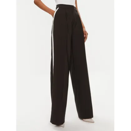 Zdjęcie Maryley Spodnie materiałowe 24EB806/43NB Czarny Wide Leg